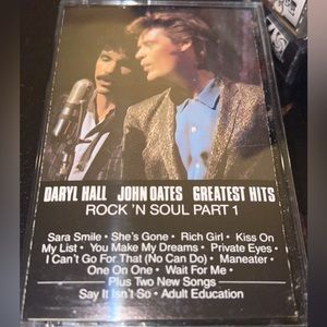 Daryl Hall John Oats Greates Hits cassette tape